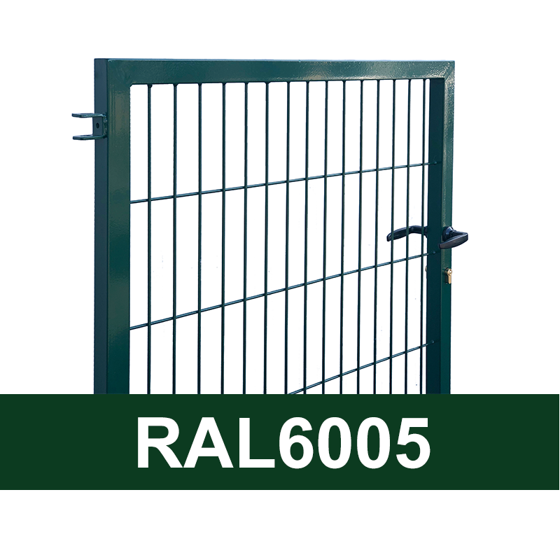 jalgvärav laiusega 1m, hall