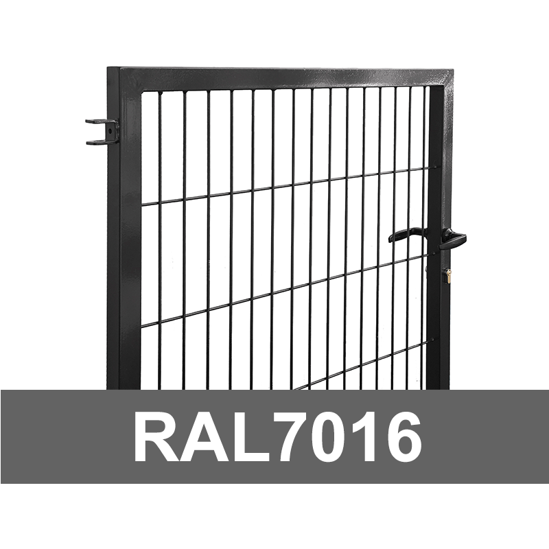 jalgvärav laiusega 1m, hall