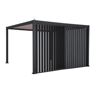 Vertikaalne lamellsein varikatusele MIRADOR-111 4m, tumehall